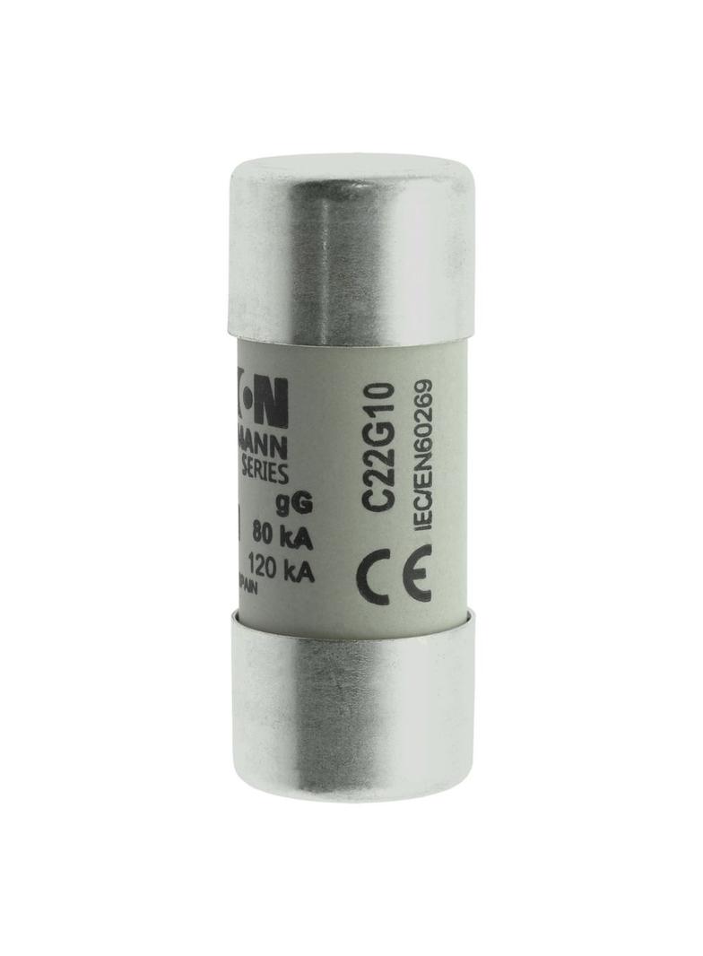 CYLINDRICAL FUSE 22 x 58 10A GG 690V AC Wkładka cylindryczna 22 x 58mm 10A GG 690V AC C22G10 EATON