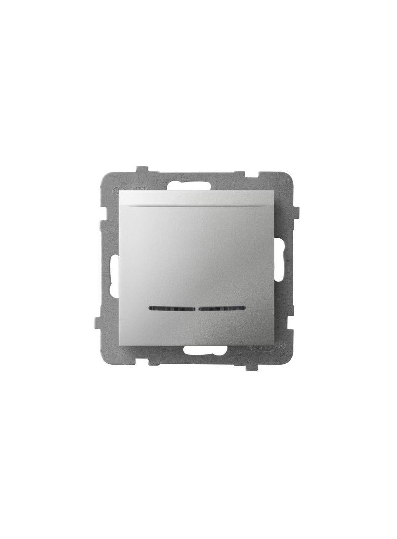 ARIA Łącznik hotelowy z podświetleniem pomarańczowym - kolor srebro