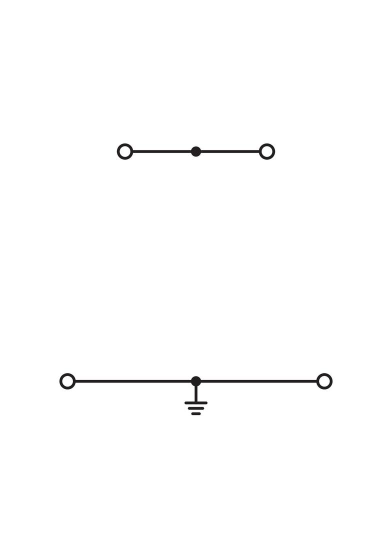 złączka dwupiętrowa PE/L 2,5 mm2 żółto-zielona/niebieska