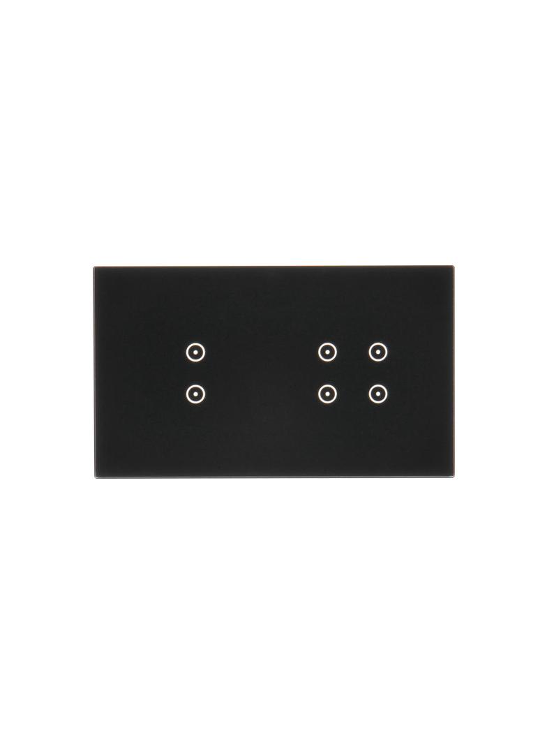 Simon 54 Touch Panel dotykowy S54 Touch 2 moduły 2 pola dotykowe pionowe + 4 pola dotykowe zastygła lawa DSTR234/73 KONTAKT