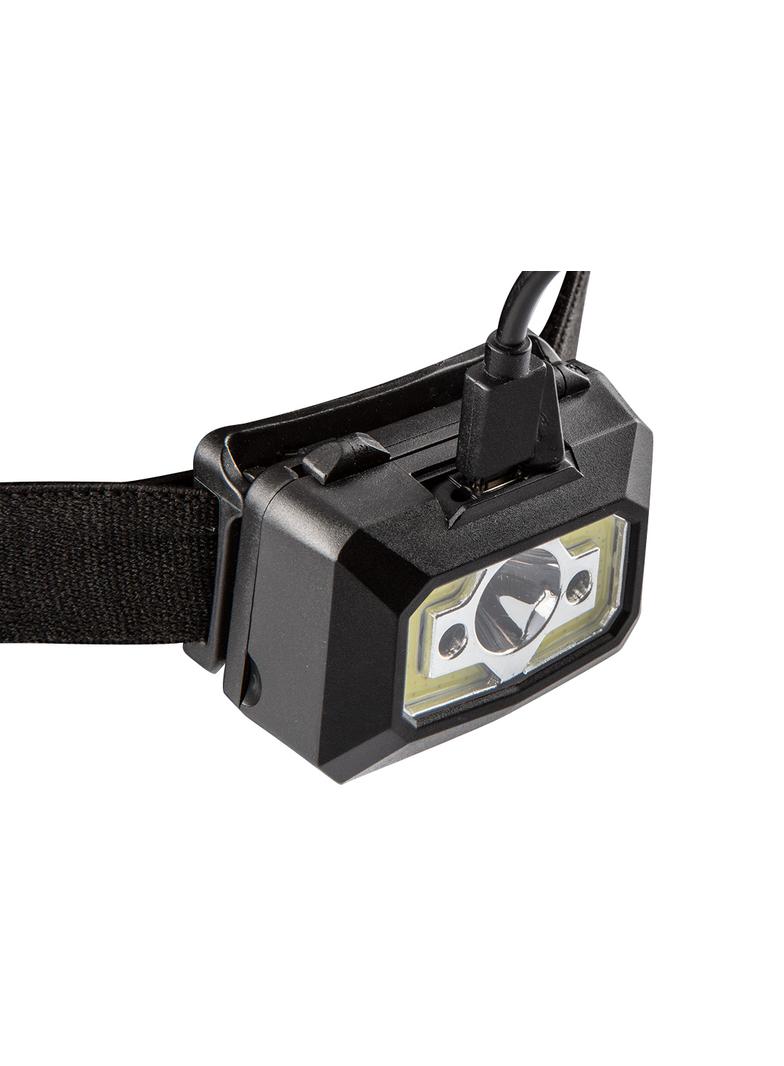 Latarka czołowa akumulatorowa USB 250 lm COB LED + czujnik ruchu