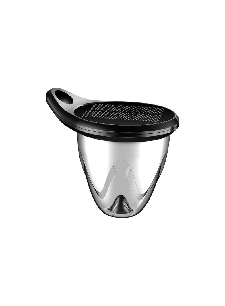 SOLARA BRILO 1W CCT IP44 150x180x135mm CZARNY wbijana/naścienna 2 lata gw. SPECTRUM