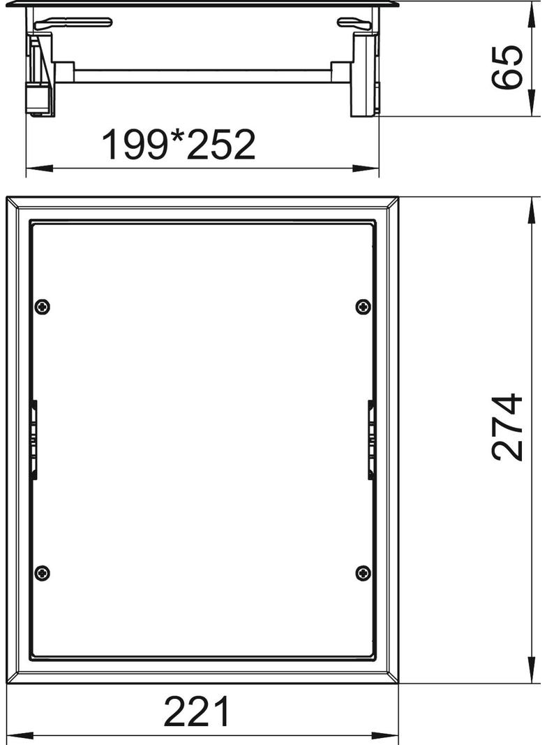 ZES6-2 U10T 9011, Kaseta rewizyjna uniwersalna