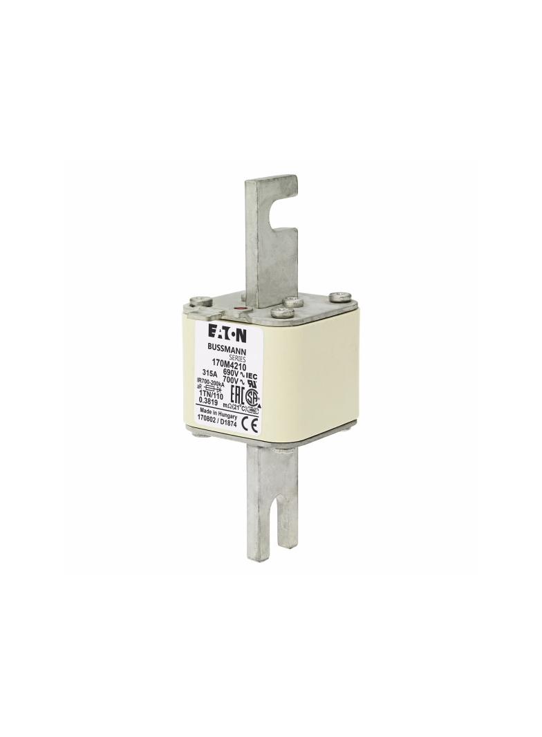 315A 690V 1TN/110 aR INDICATOR FUSE Wkładka szybka 315A AC 690V DIN 1 53x66x138 mm aR DI 170M4210 EA