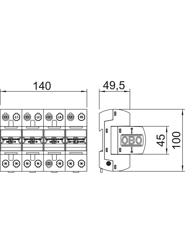 MC 50-B/3+1, LIGHTNINGCONTROLLER