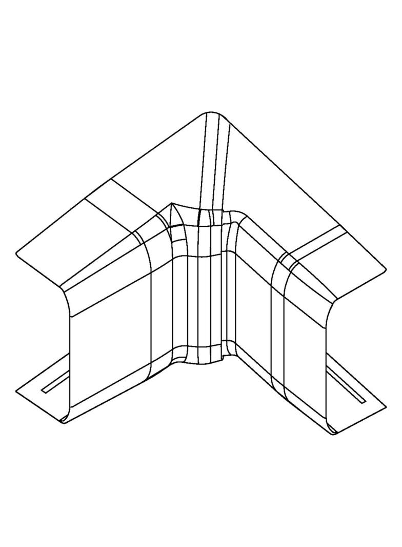 tehalit.ateha Kąt wewnętrzny do kanału 16x30, biały