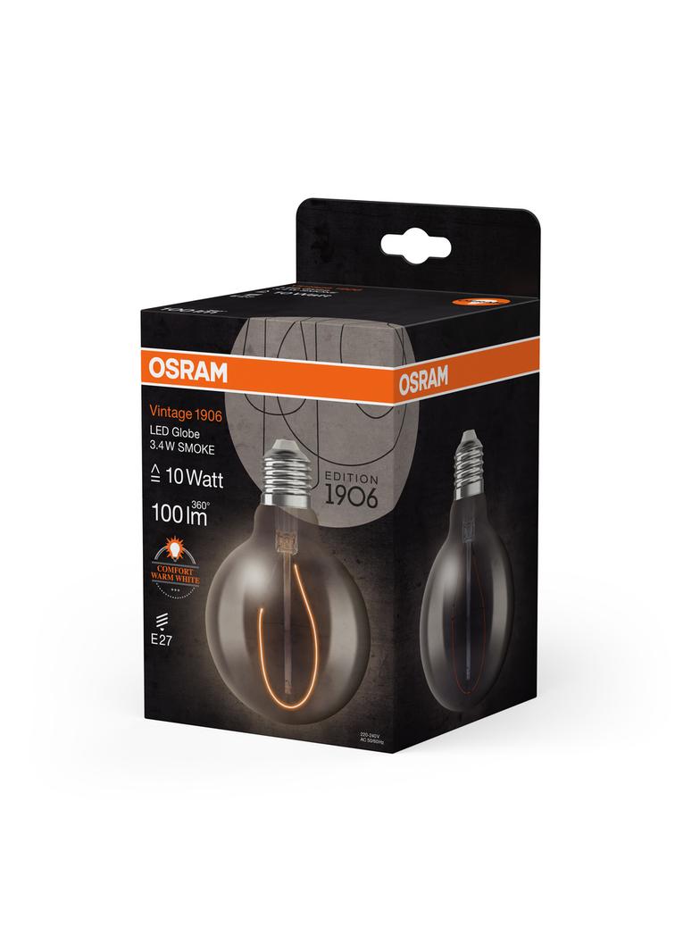 Lampa LED Vintage 1906 SMOKE 95 3,4W/818 E27