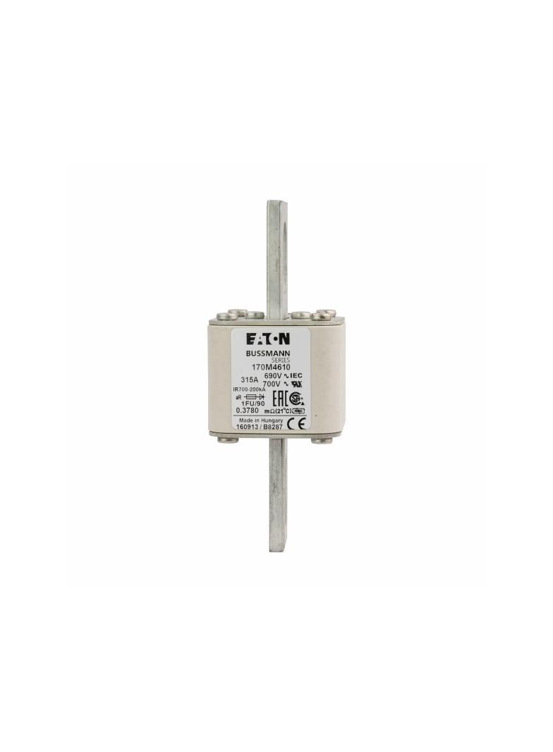 FUSE 315A 690V 1FU/90 AR UC Wkładka szybka 315A AC 690V rozmiar 1 53x69x136 mm aR IEC UL, 170M4610 E