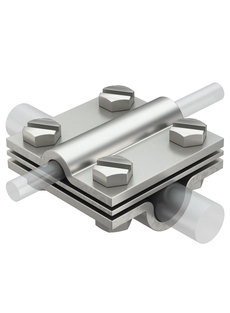 252 8-10x16 V4A, Zacisk krzyżowy