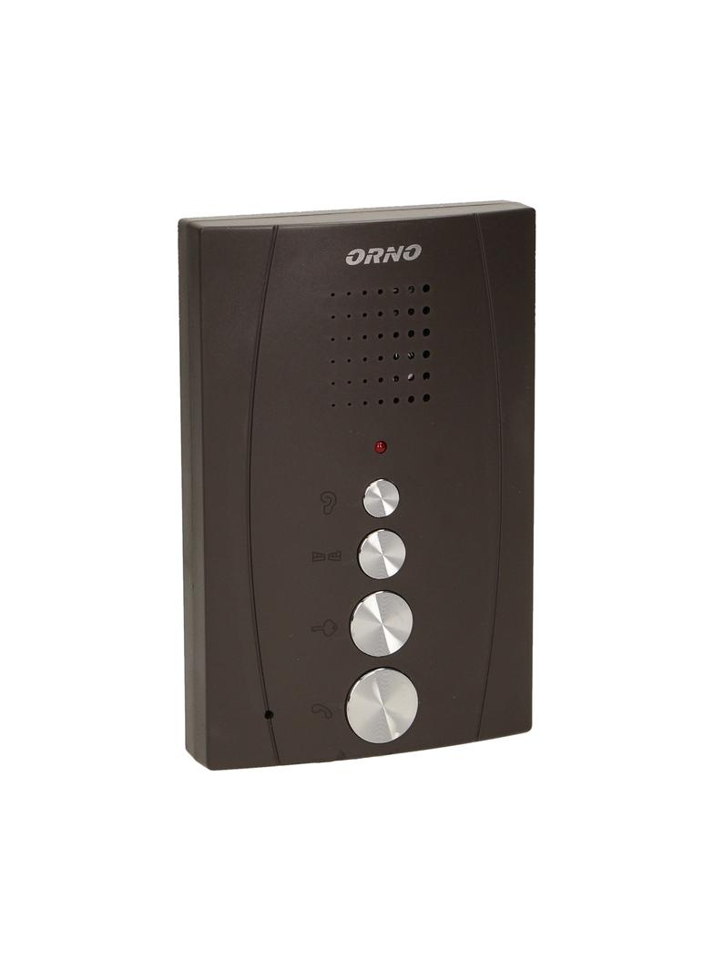 Zestaw domofonowy jednorodzinny z interkomem bezsłuchawkowy czarny ELUVIO INTERCOM OR-DOM-RE-920/B O