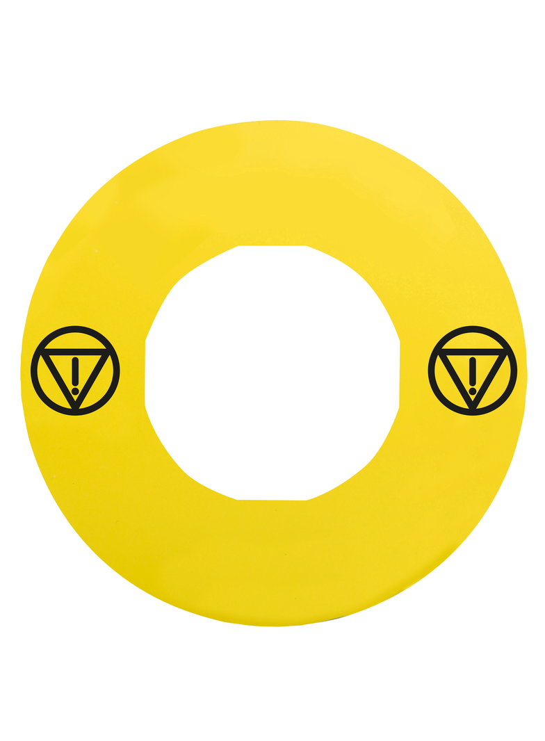 Harmony XB4 Etykieta, żółta bez oznaczenia ZBY9140T