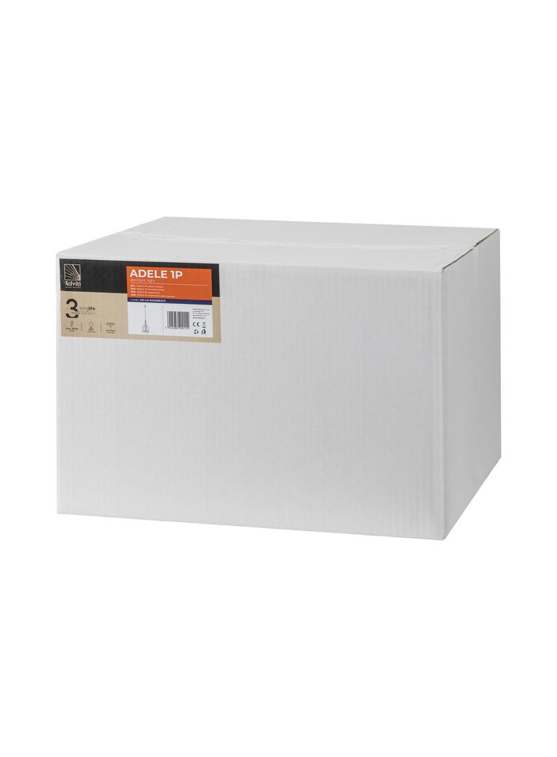 Adele 1P E27 lampa wisząca max. 60W czarna AD-LD-6222BE27S ORNO