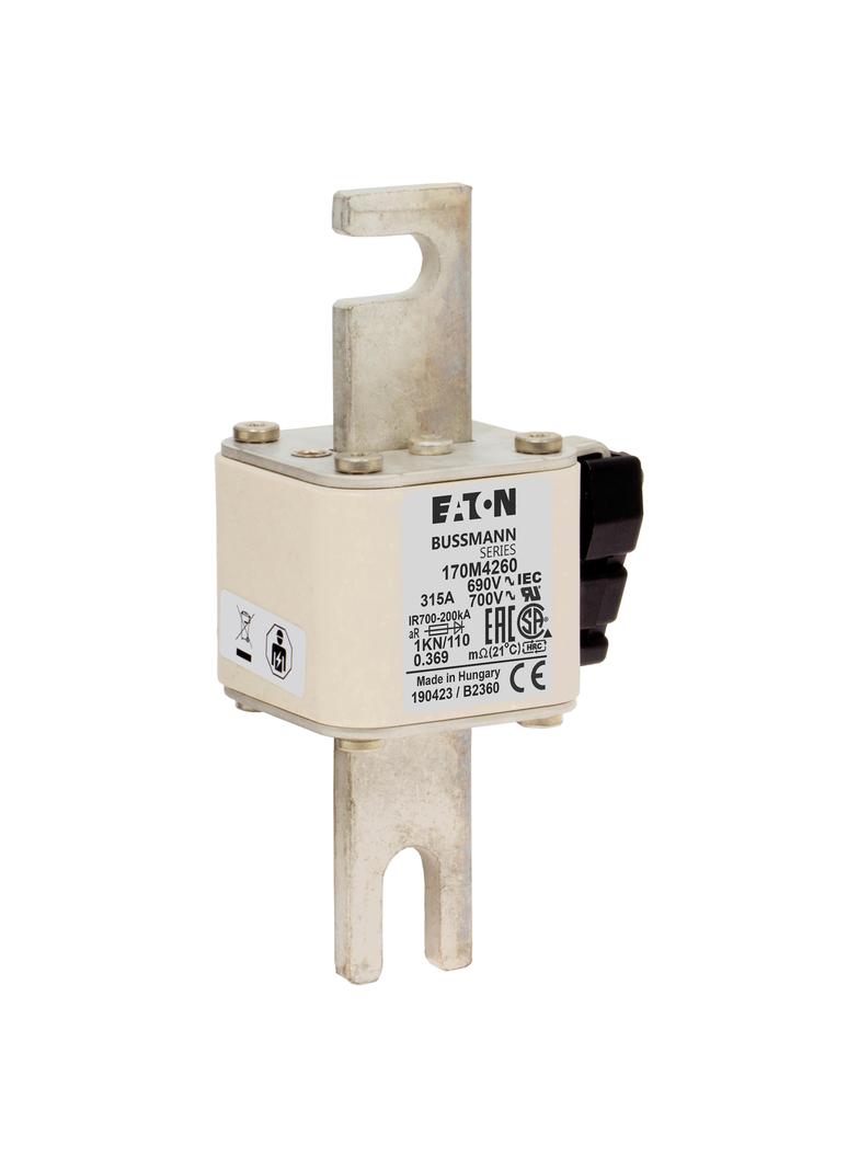 315A 690V 1KN/110 aR INDICATOR FUSE Wkładka szybka 315A AC 690V DIN 1 53x69x138 mm aR DI 170M4260 EA