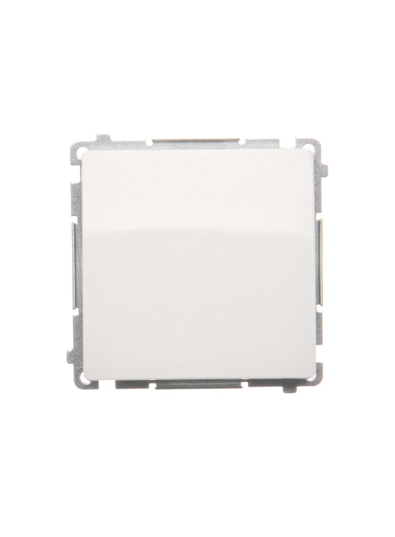 Simon Basic Przycisk pojedynczy zwierny bez piktogramu 10A szybkozłączka biały