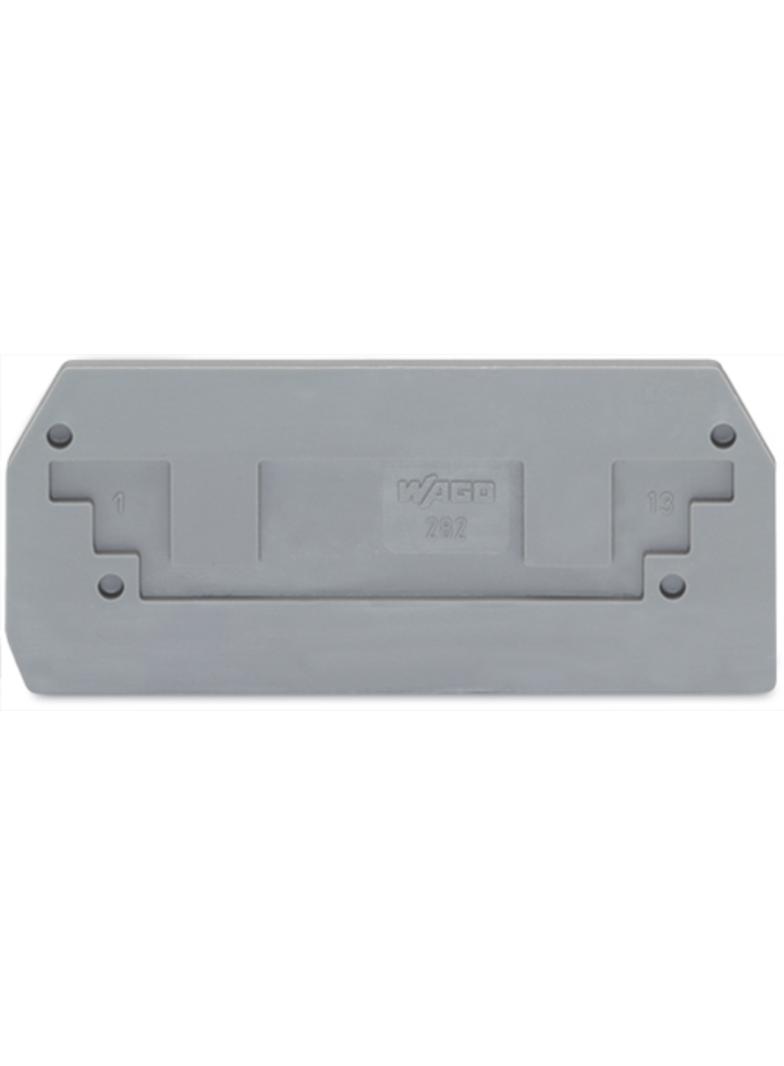 ścianka końcowa szara