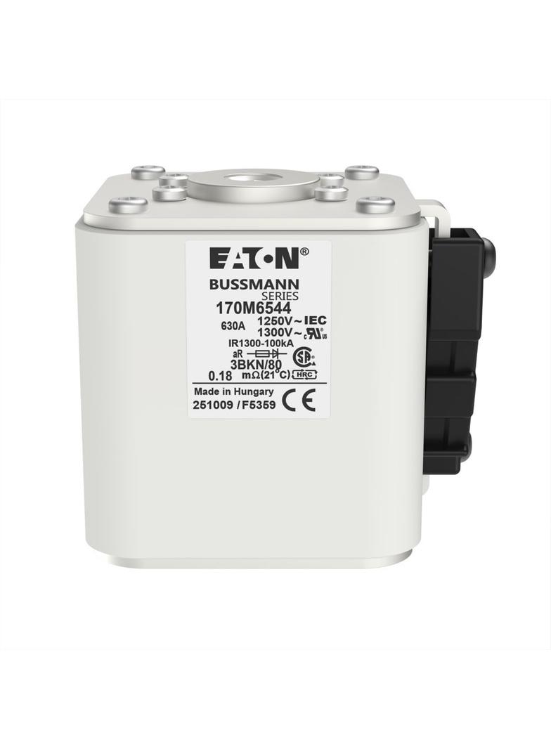 FUSE 630A 1250V 3BKN/80 AR CU Wkładka szybka 630A AC 1250V rozmiar 3 76x92x83 mm aR IEC UL 170M6544