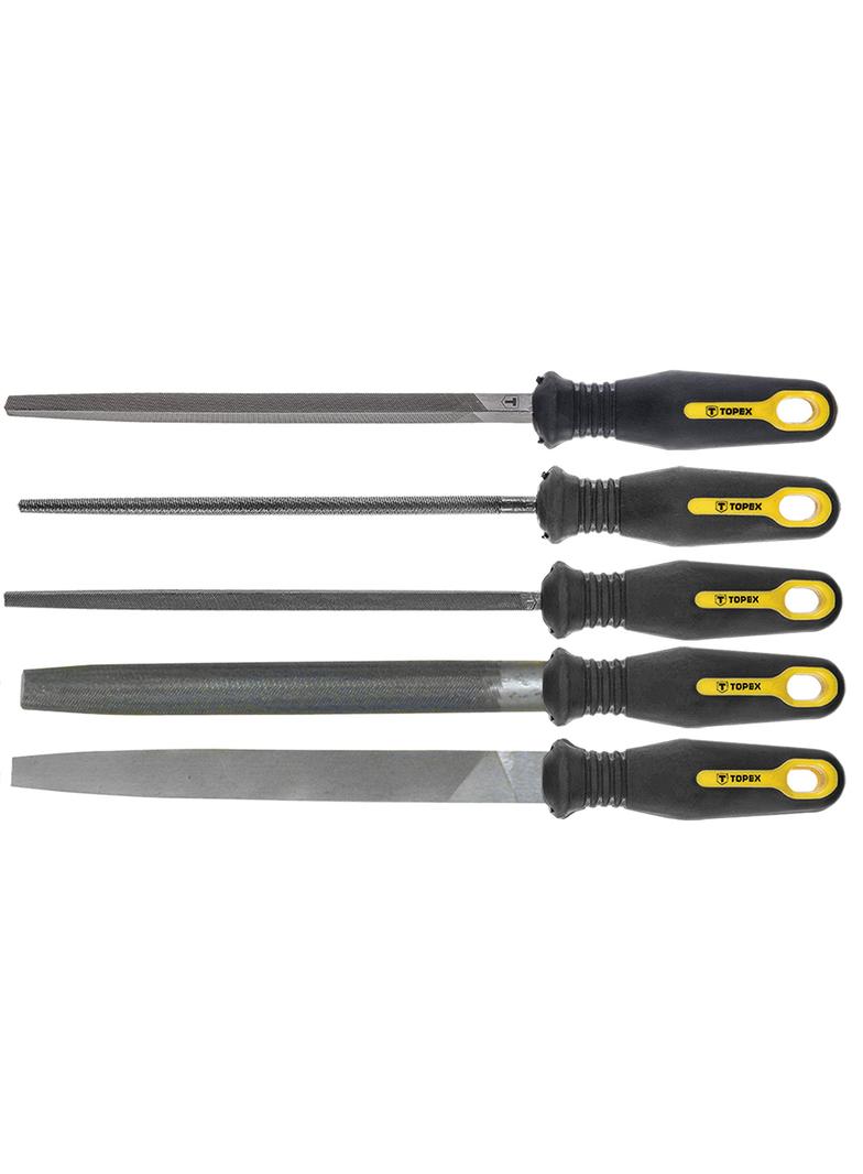 Pilniki do metalu, 200 mm/2, zestaw 5 szt.