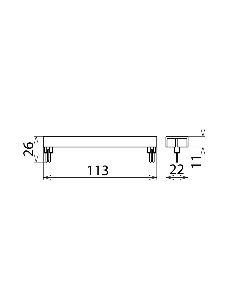 Ramka uziemiająca do podłączenia ograniczników DRL