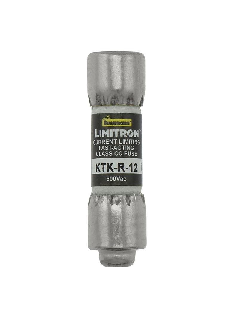 CLASS CC FAST ACTING FUSE CLASS CC 12A 600VAC Limitron Klasa CC KTK-R-12 EATON