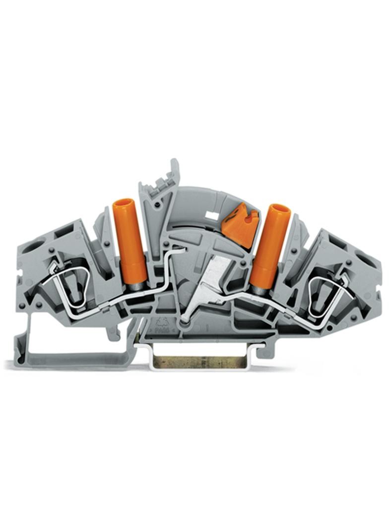 złączka rozłączalno-pomiarowa 6 mm2 do przekładników prądowych szara