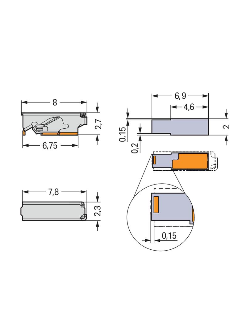 złączka SMD do płytek drukowanych