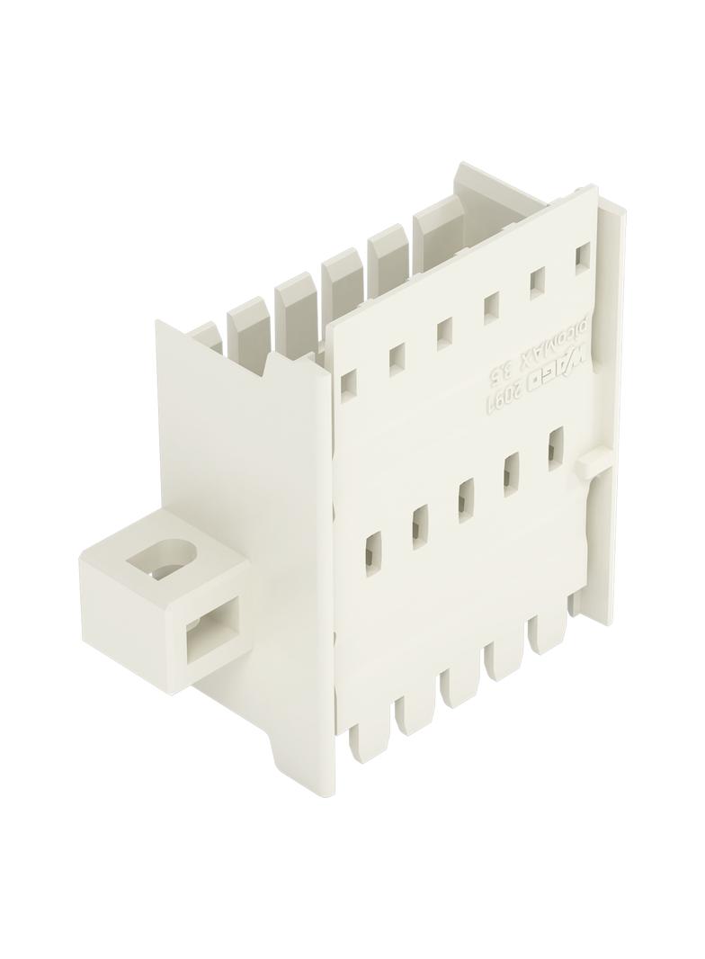 picoMAX wtyk raster 3,5mm 6-bieg. przepustowy z uchwytami montażowymi /50szt./ WAGO