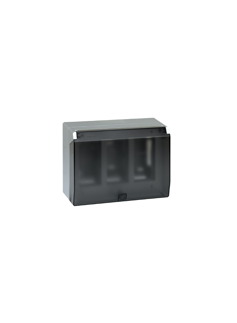 Simon Connect Obudowa natynkowa S500 z pokrywą 3-modułowa 6x K45 kompletna aluminium