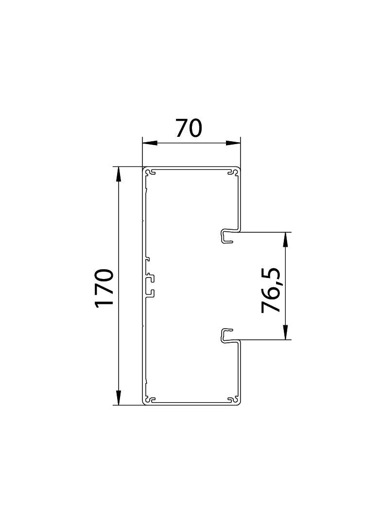 GA-S70170EL, Kanał podparapetowy