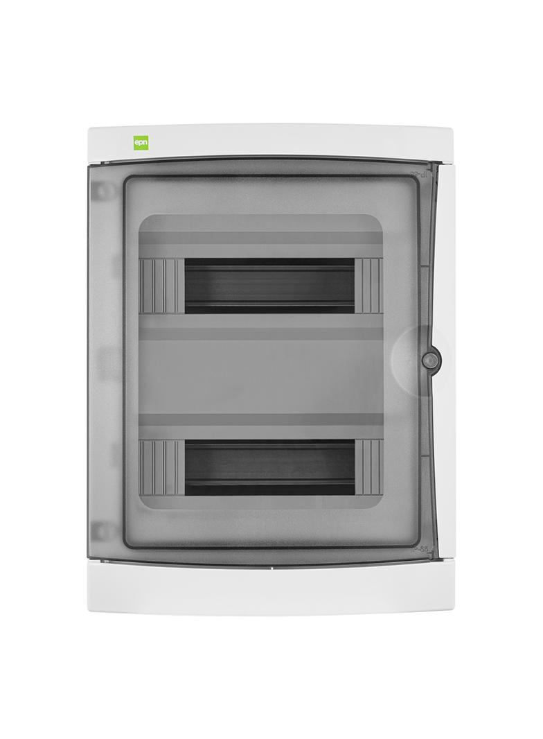 GALANT PLUS RN 2/26 drzwi transparentne (N+PE) IP65