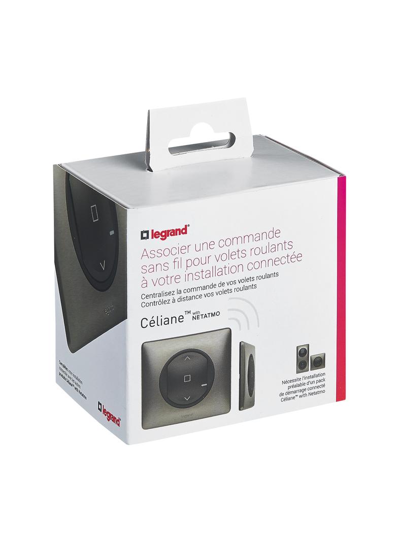 CELIANE WITH NETATMO - ŁĄCZNIK BEZPRZEWODOWY ROLET GRAFITOWY, Legrand