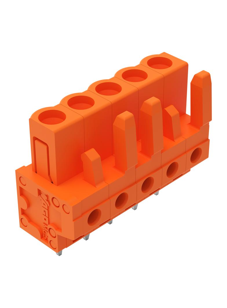 MCS-MIDI Classic gniazdo 5-bieg. pomarańczowe raster 5,08 mm /100szt./ WAGO