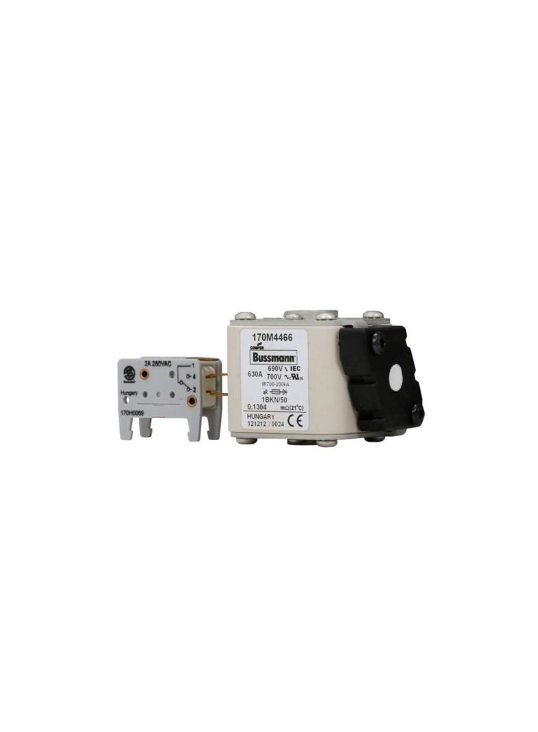 FUSE 630A 690V 1BKN/50 AR UC Wkładka szybka 630A AC 690V rozmiar 1 53x69x51 mm aR IEC UL, 170M4466 E