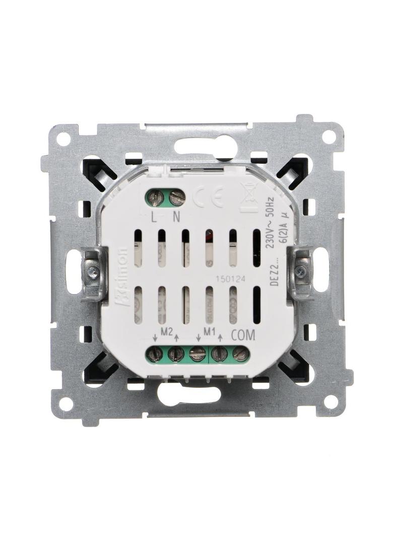 Simon 54 Łącznik/Przycisk roletowy podwójny elektroniczny 230 V czarny DEZ2.01/49 KONTAKT
