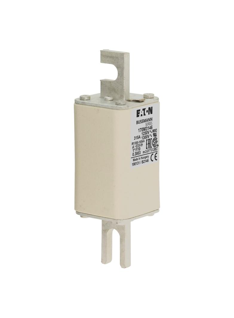 315A 1250V 1*/110 aR INDICATOR FUSE Wkładka szybka 315A AC 1250V rozmiar 1 45x45x138 170M3146 EATON