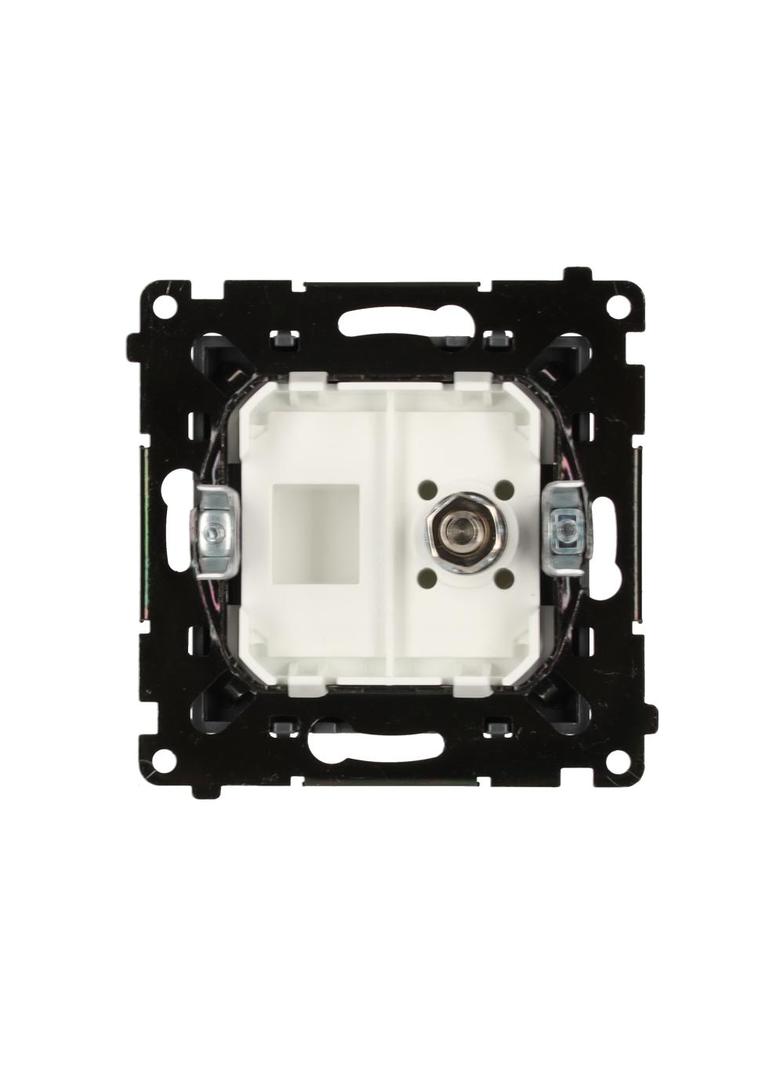 Simon 55 Gniazdo ekwipotencjalne pojedyncze Grafitowy mat