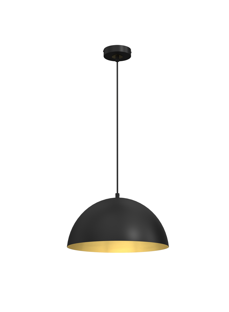 Milagro lampa wisząca Beta E27 czarno/złota MLP7896