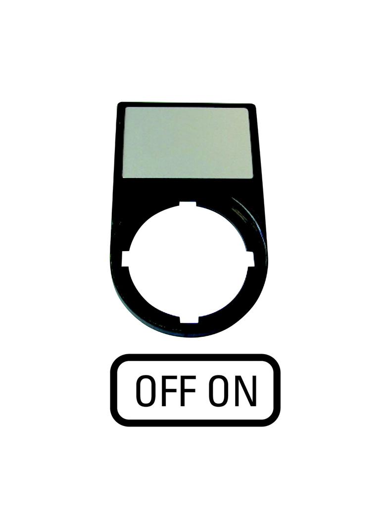 M22S-ST-GB10 Tabliczki opisowe,ramki tabliczek OFF ON 216499 EATON