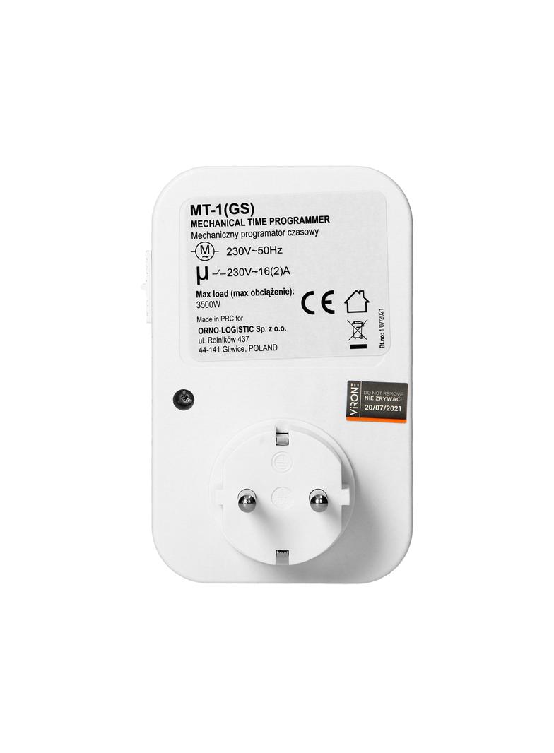 Programator czasowy mechaniczny Schuko MT-1(GS) ORNO