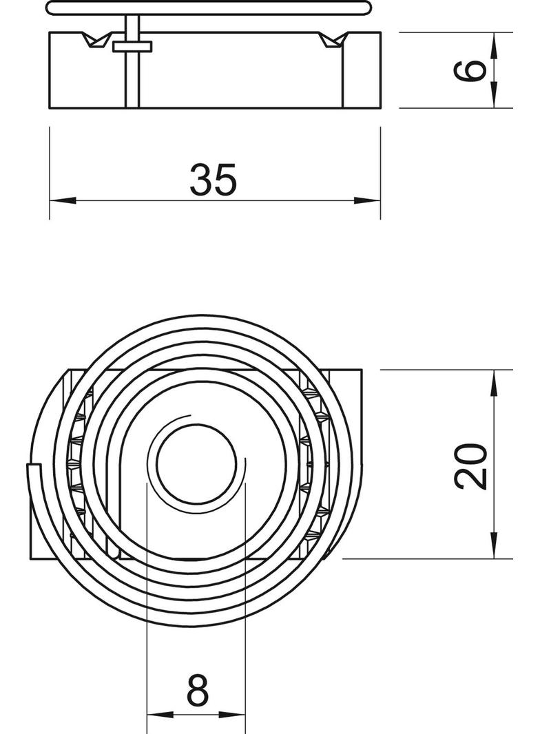 MS41SNF M8 F Nakrętka kontrująca