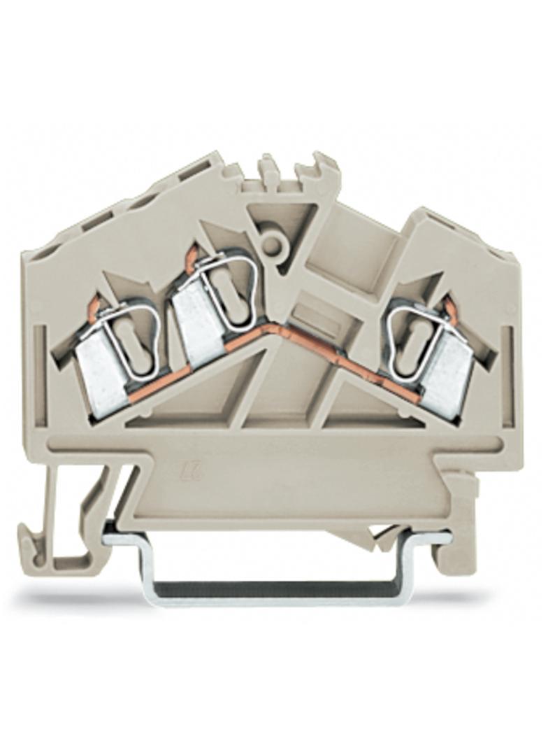 złączka 3-przewodowa Ex 2,5 mm2 jasnoszara