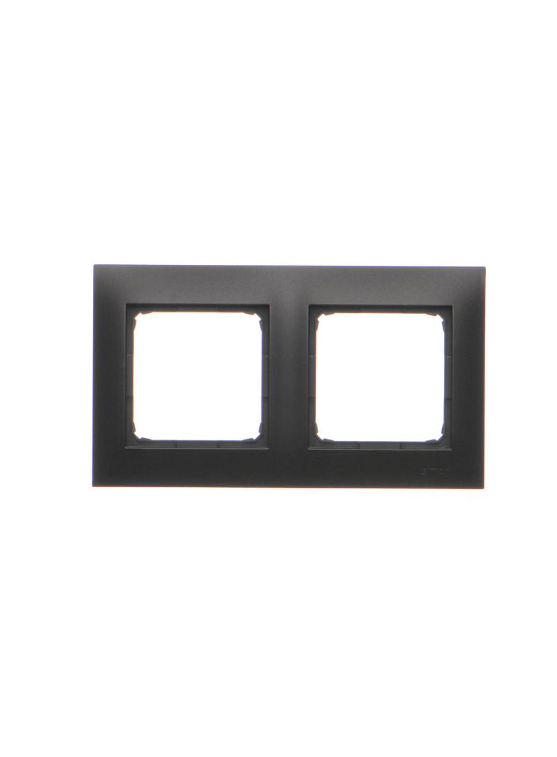 Simon 54 Premium Ramka 2-krotna PREMIUM IP20 / IP44 czarny DR2/49 KONTAKT