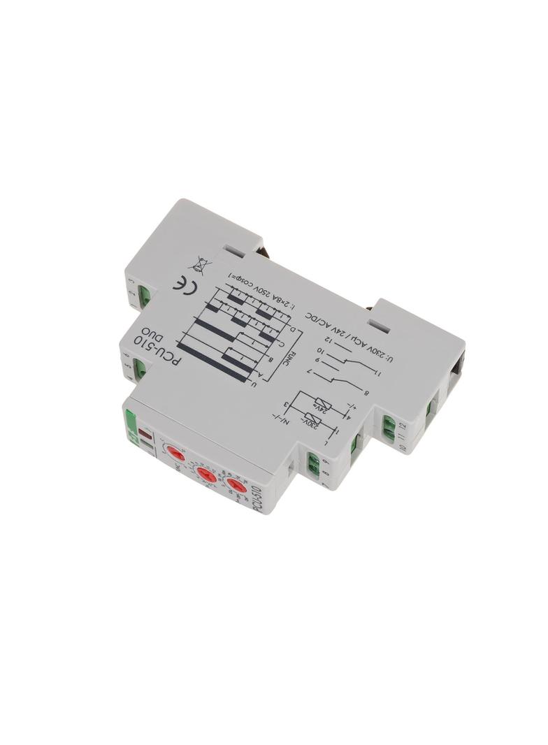 Przekaźnik czasowy styk: 2Z/R 230V PCU-510DUO F&F