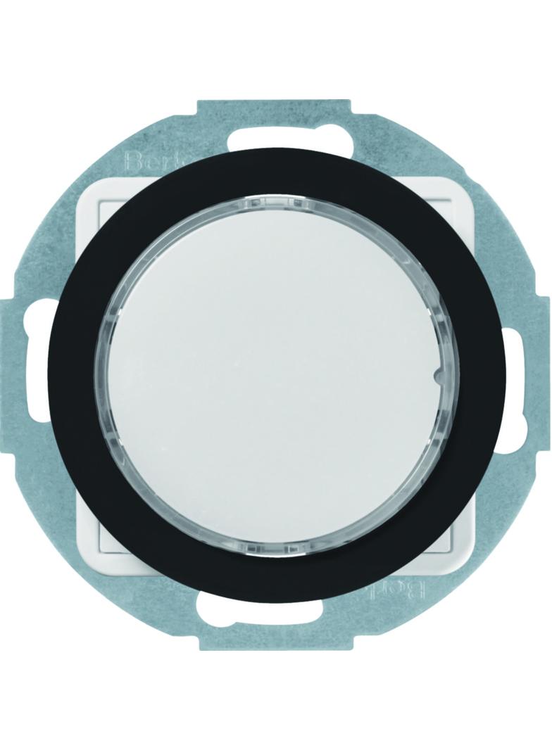 R.x Sygnalizator świetlny LED, podświetlenie RGB czarny połysk