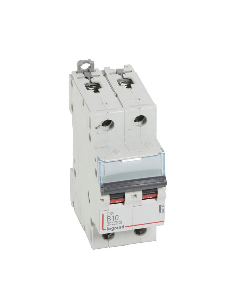 WYŁĄCZNIK NADPRĄDOWY S 312 2P B 10A 10000A SERII DX3, Legrand