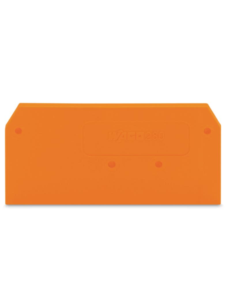 ścianka końcowa pomarańczowa