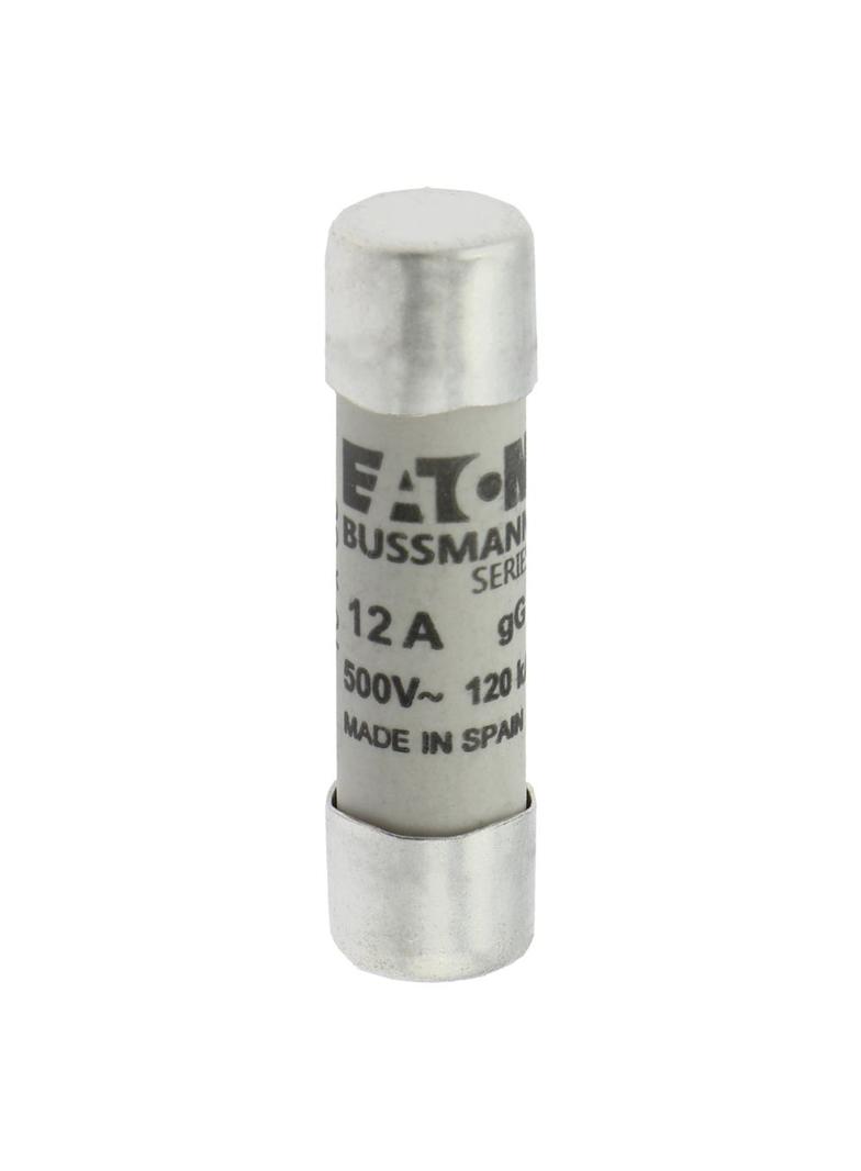 CYLINDRICAL FUSE 10 x 38 12A GG 500V AC Wkładka cylindryczna 10 x 38mm 12A GG 500V AC C10G12 EATON
