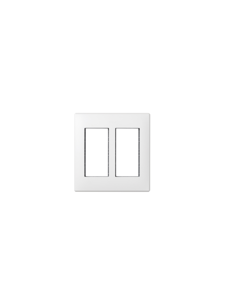 Simon Connect Ramka obudowy S500 2-modułowa 4x K45 czysta biel