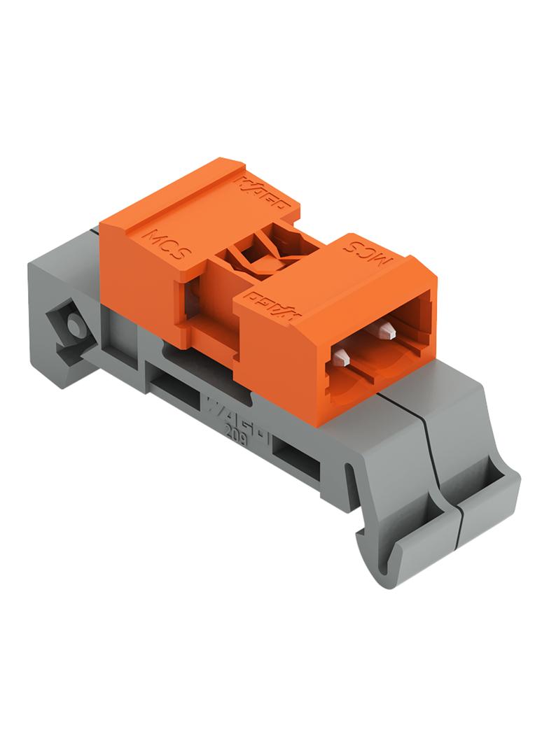 MCS-MIDI Classic wtyk dwustronny 2-bieg. pomarańczowy raster 5,08 mm /100szt./ WAGO