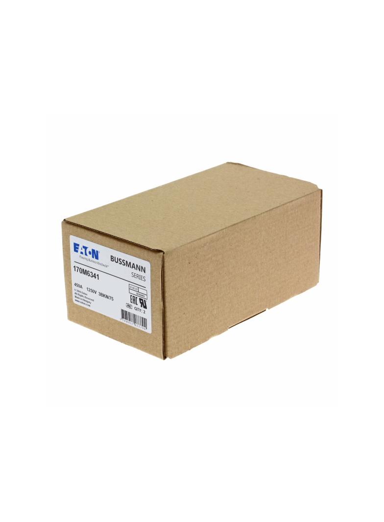 FUSE 450A 1250V 3BKN/75 AR CU Wkładka szybka 450A AC 1250V rozmiar 3 76x92x76 mm aR IEC UL 170M6341