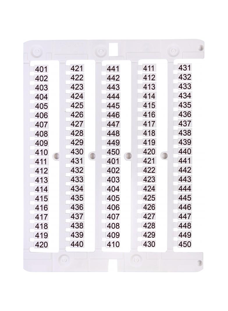 Oznacznik 401 do 450 (100 szt.) ES-NU0851401 003903085 ETI